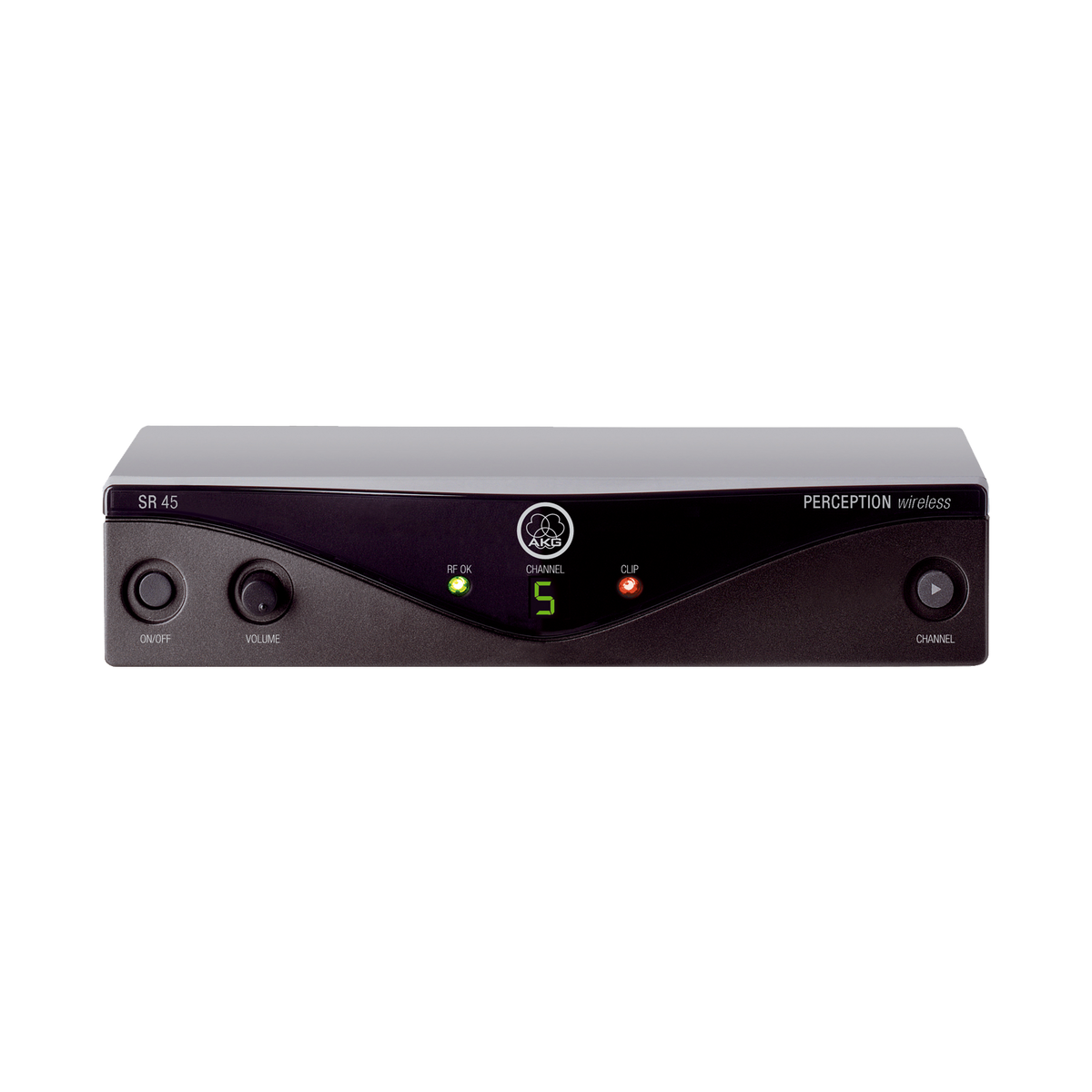 AKG SR45 BD A, Wireless Receiver, 30MHz selection bandwidth, Simultaneous use of up to 6 channels, Professional balanced XLR and ¼" jack output