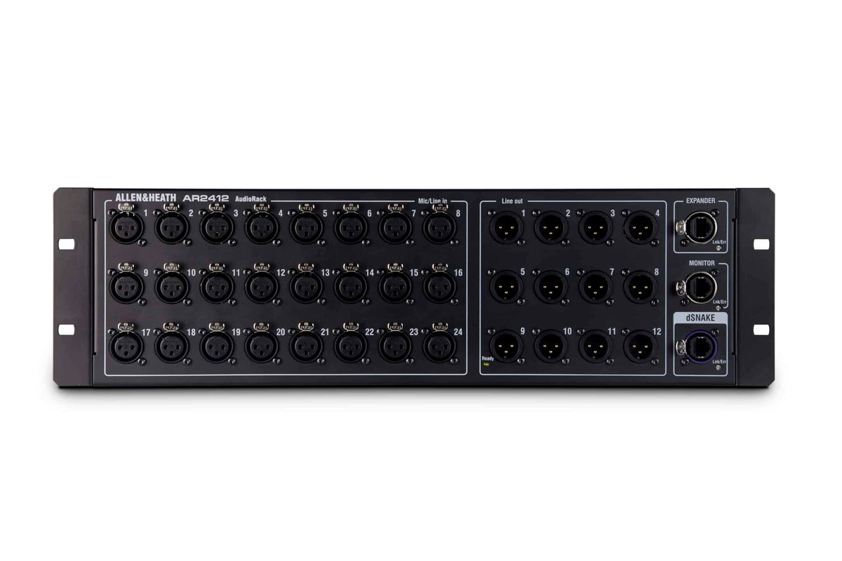Allen & Heath AR2412 24x12 Remote AudioRack Stage Box - View 4