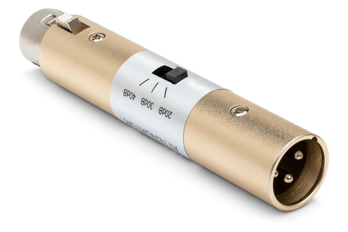 HOSA - Input Attenuator, XLR3F to XLR3M