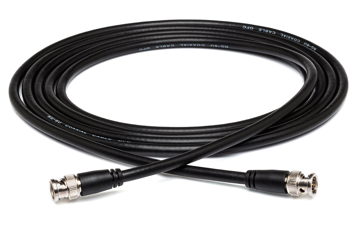 HOSA - Pro 75-ohm Coax, BNC to Same, 50 ft