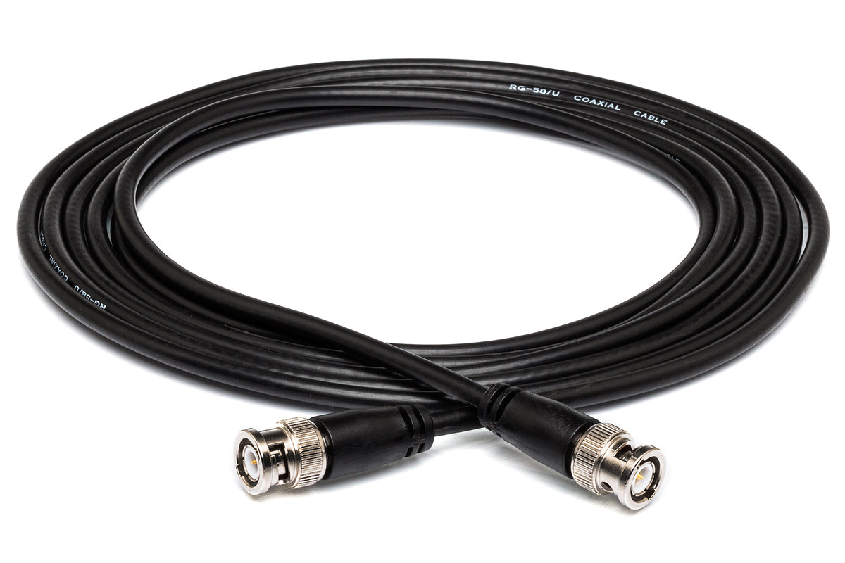 HOSA - 50-ohm Coax, BNC to Same, 25 ft