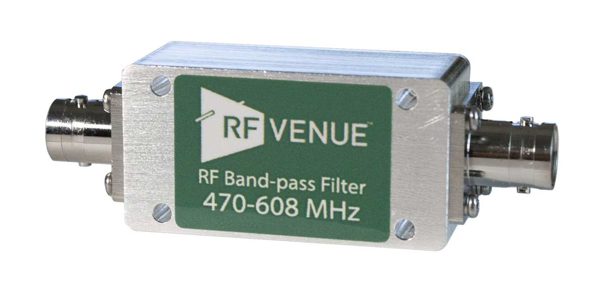 RF Venue Band Pass Filter BPF470T608, RF Band Pass Filter, 470 to 608 MHz
