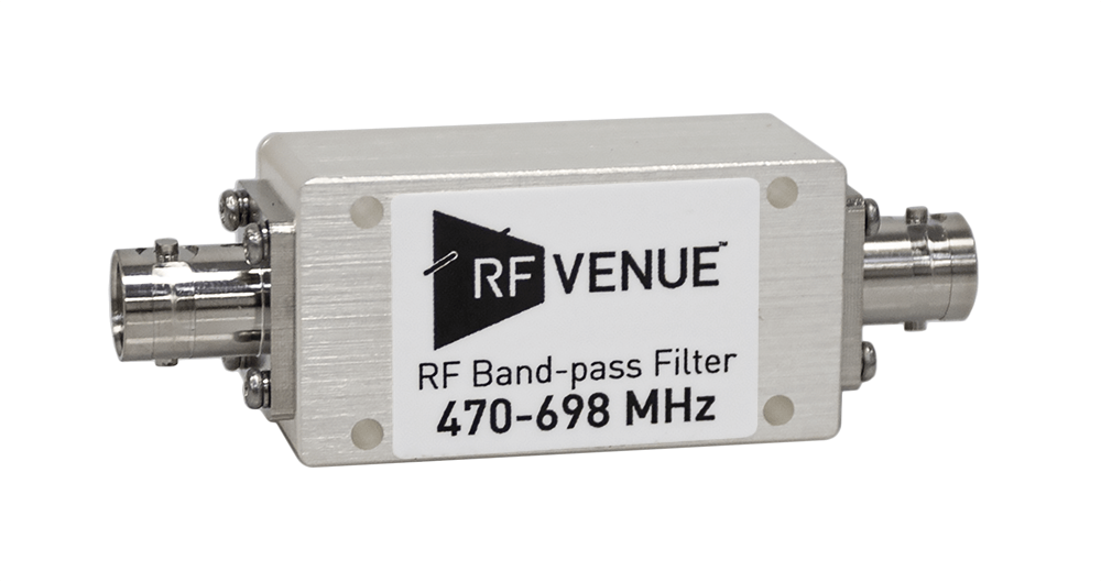 RF Venue Band Pass Filter BPF470T698, RF Band Pass Filter, 470 to 698 MHz