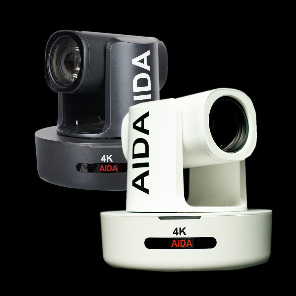 AIDA PTZ4K-NDI-X30B, Broadcast/Conference NDI®|HX 4K NDI/IP/HDMI PTZ Camera 30X Zoom Auto-Tracking Black