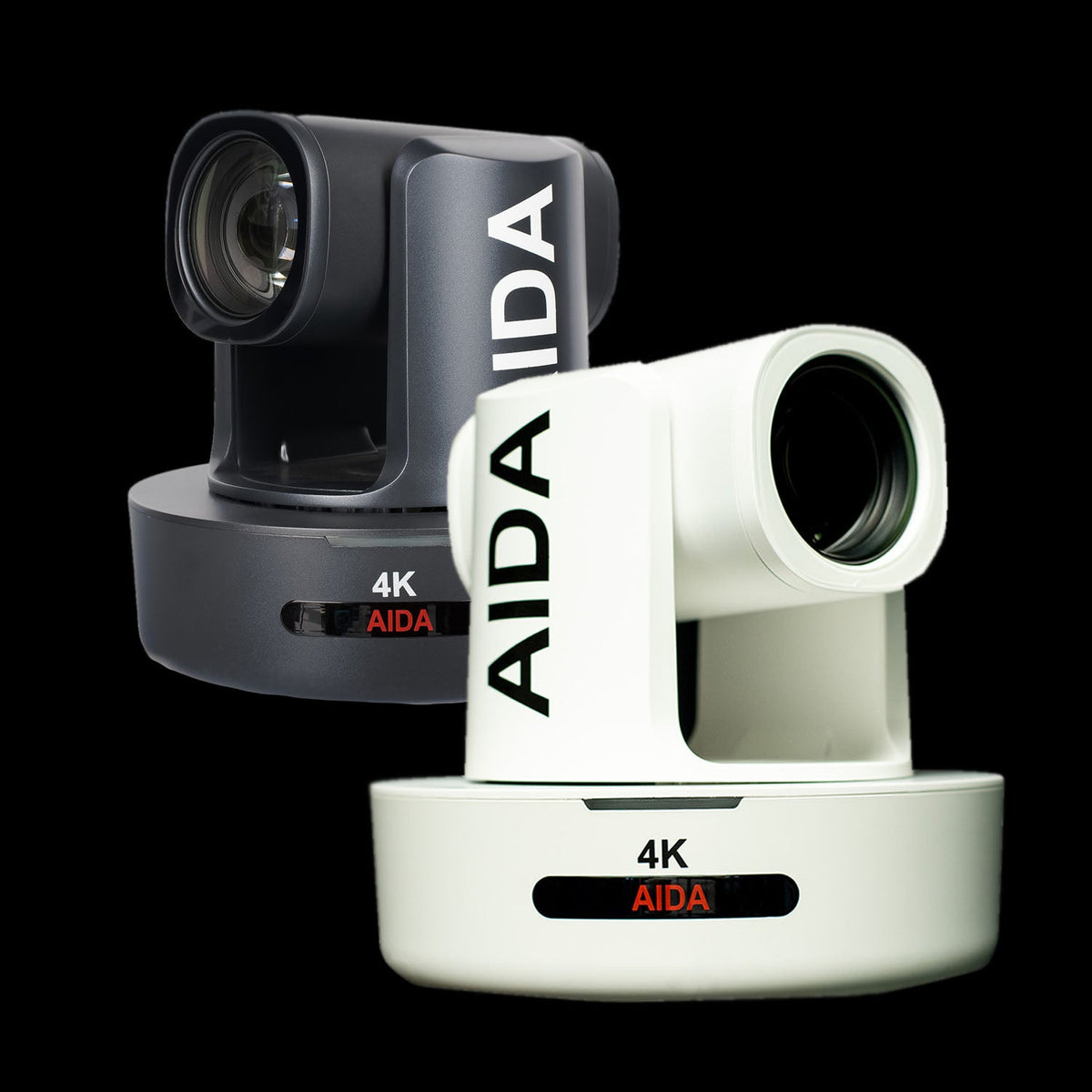 AIDA PTZ4K-NDI-X30B, Broadcast/Conference NDI®|HX 4K NDI/IP/HDMI PTZ Camera 30X Zoom Auto-Tracking Black