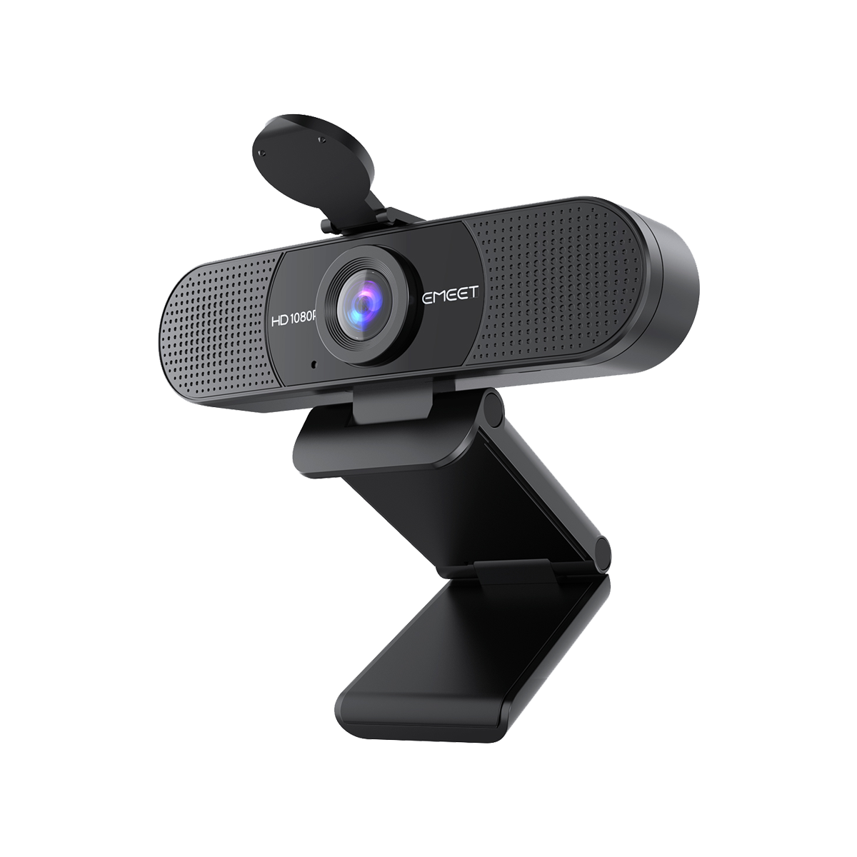 EMEET SmartCam C960, 1080p Webcam with 90 Degree Field of View, 2 Noise-Reduction Mics, Auto Light Correction and Privacy Cover, Plug and Play for Zoom, Teams, Skype and FaceTime on Windows and Mac