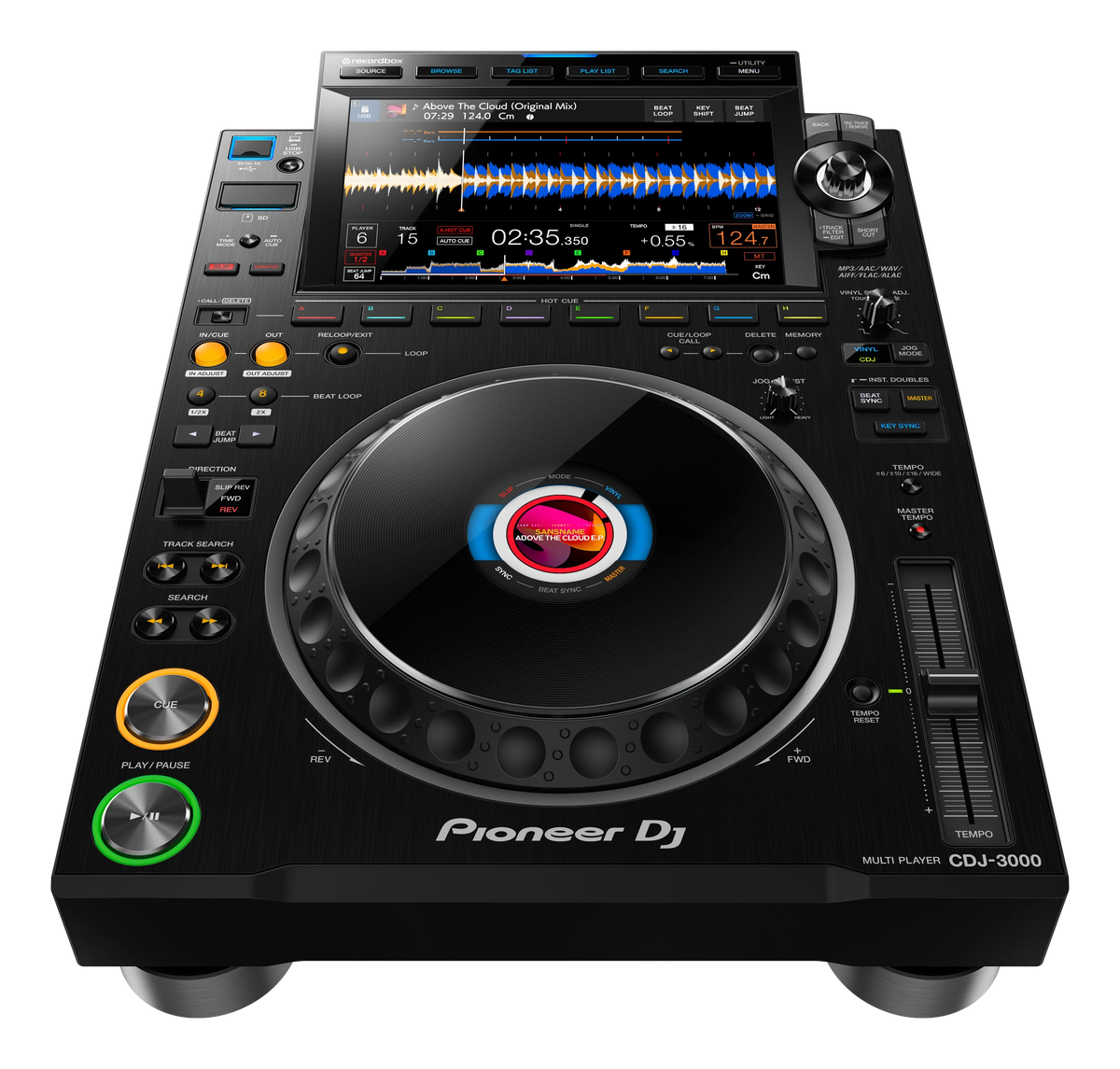 Pioneer DJ - AlphaTheta CDJ-3000, Professional DJ multi player