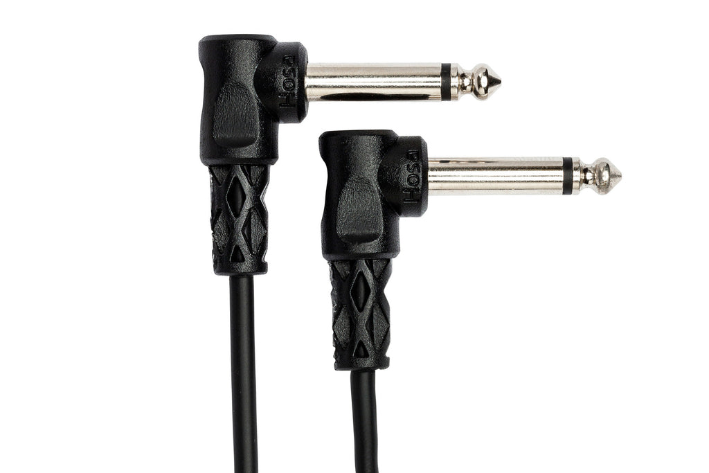 HOSA - Guitar Patch Cable, Molded Right-angle to Same, 6 in