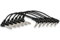 HOSA - Guitar Patch Cable, Molded Right-angle to Same, 6 in, 6 pc