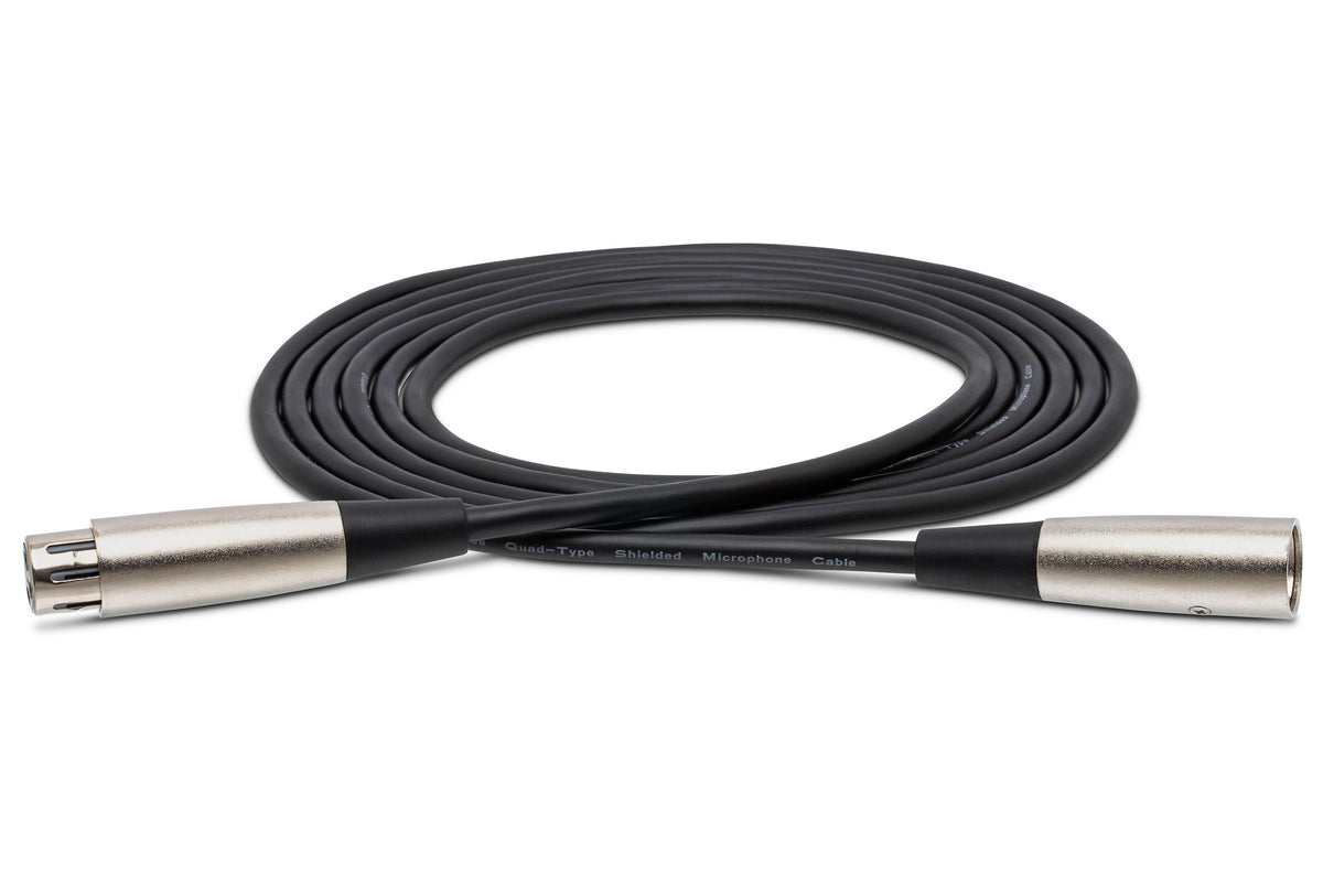 HOSA - Quad Microphone Cable, Hosa XLR3F to XLR3M, 25 ft