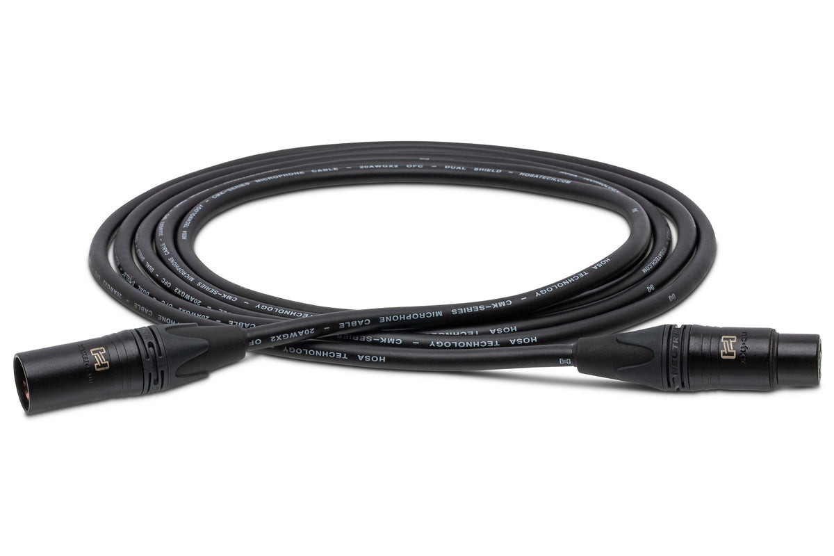 HOSA EDGE - Edge Microphone Cable, Neutrik XLR3F to XLR3M, 100 ft