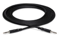 HOSA - Stereo Interconnect, 3.5 mm TRS to Right-angle 3.5 mm TRS, 3 ft
