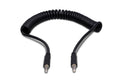 HOSA - Stereo Interconnect, 3.5 mm TRS to Right-angle 3.5 mm TRS, 5 ft