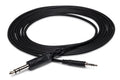 HOSA - Stereo Interconnect, 3.5 mm TRS to 1/4 in TRS, 10 ft