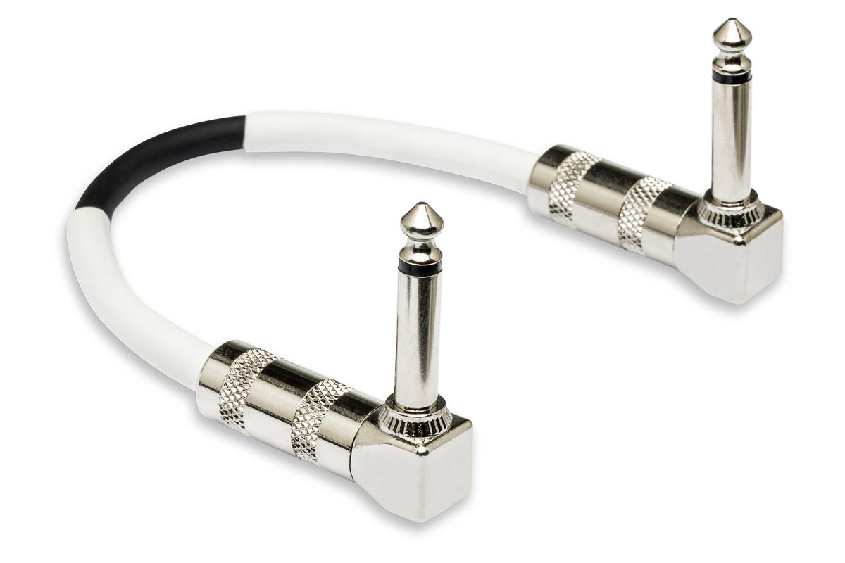 HOSA - Guitar Patch Cable, Hosa Right-angle to Same, 12 in