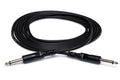 HOSA - Unbalanced Interconnect, 1/4 in TS to Same, 10 ft