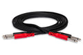 HOSA - Stereo Interconnect, Dual 1/4 in TRS to Same, 4 m