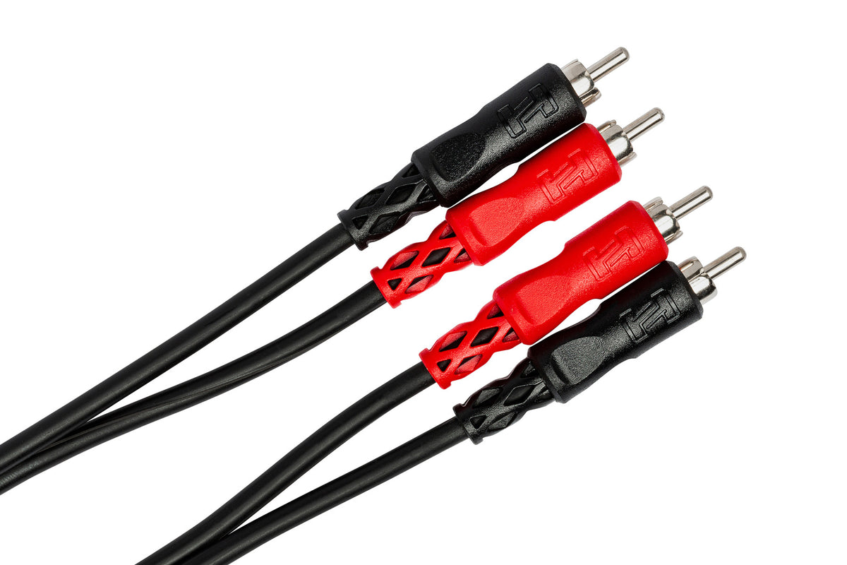 HOSA - Stereo Interconnect, Dual RCA to Same, 4 m
