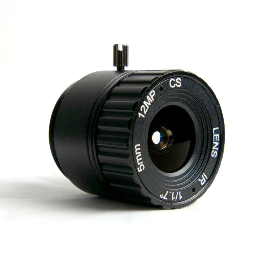 AIDA CS4K-5.0F, 4K Fixed 5mm HFOV 66° Manual Focus CS Mount Lens