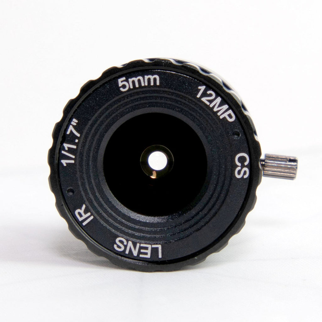 AIDA CS4K-5.0F, 4K Fixed 5mm HFOV 66° Manual Focus CS Mount Lens
