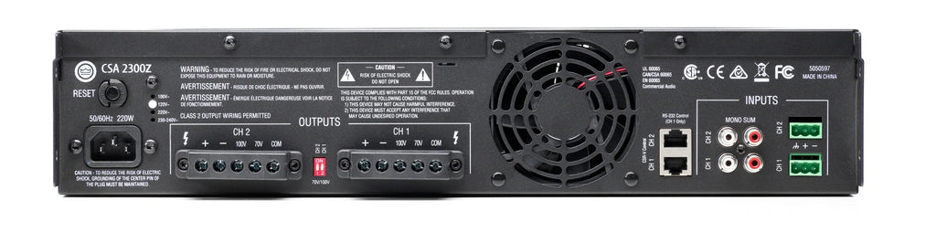 JBL CSA2300Z, Commercial Amplifier