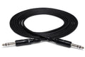 HOSA - Balanced Interconnect, Right-angle 1/4 in TRS to Same, 3 ft