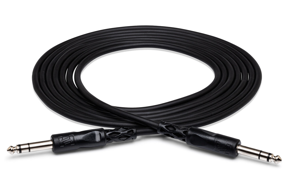 HOSA - Balanced Interconnect, Right-angle 1/4 in TRS to Same, 3 ft