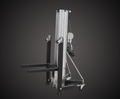 Work Pro Lifters CT-640 Material Lift Crank Stand Lifting Tower, 800 lb Capacity, 16.4 ft Max Height