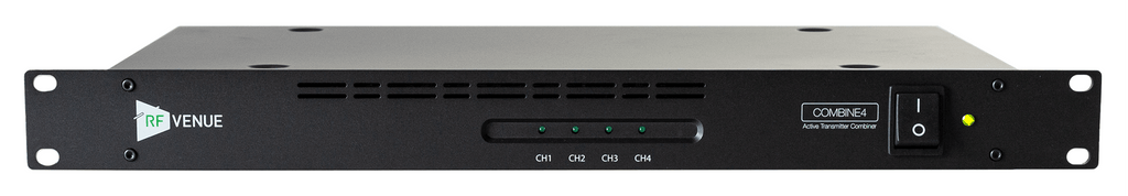 RF Venue COMBINE4 COMBINE4, 4 Channel In-Ear Monitor Transmitter Combiner