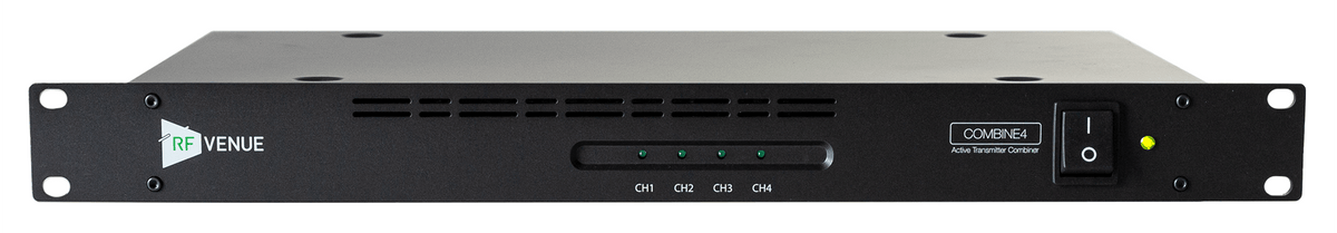 RF Venue COMBINE4 COMBINE4, 4 Channel In-Ear Monitor Transmitter Combiner