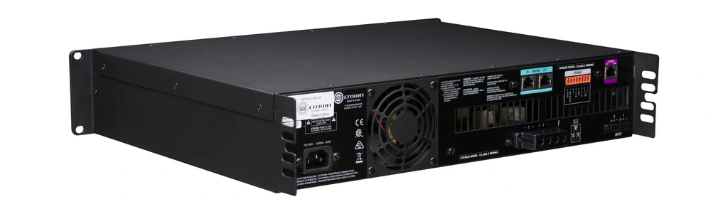 Crown CDi2x1200BL, Analog + BLU Link Input, 2 Channel, 1200W per Output Channel, Power Amplifier