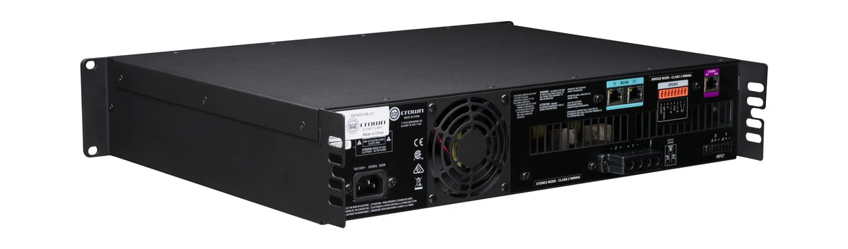 Crown CDi2x1200BL, Analog + BLU Link Input, 2 Channel, 1200W per Output Channel, Power Amplifier