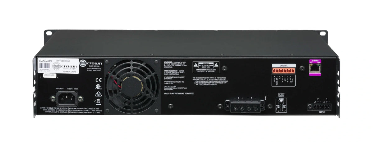 Crown CDi2x600, Analog Input, 2 Channel, 600W per Output Channel, Power Amplifier