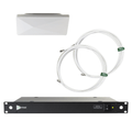 RF Venue 4 Channel Wireless Mic Upgrade Pack D-ARCDISTRO4, DISTRO4 Antenna Distribution with Diversity Architectural Antenna, White
