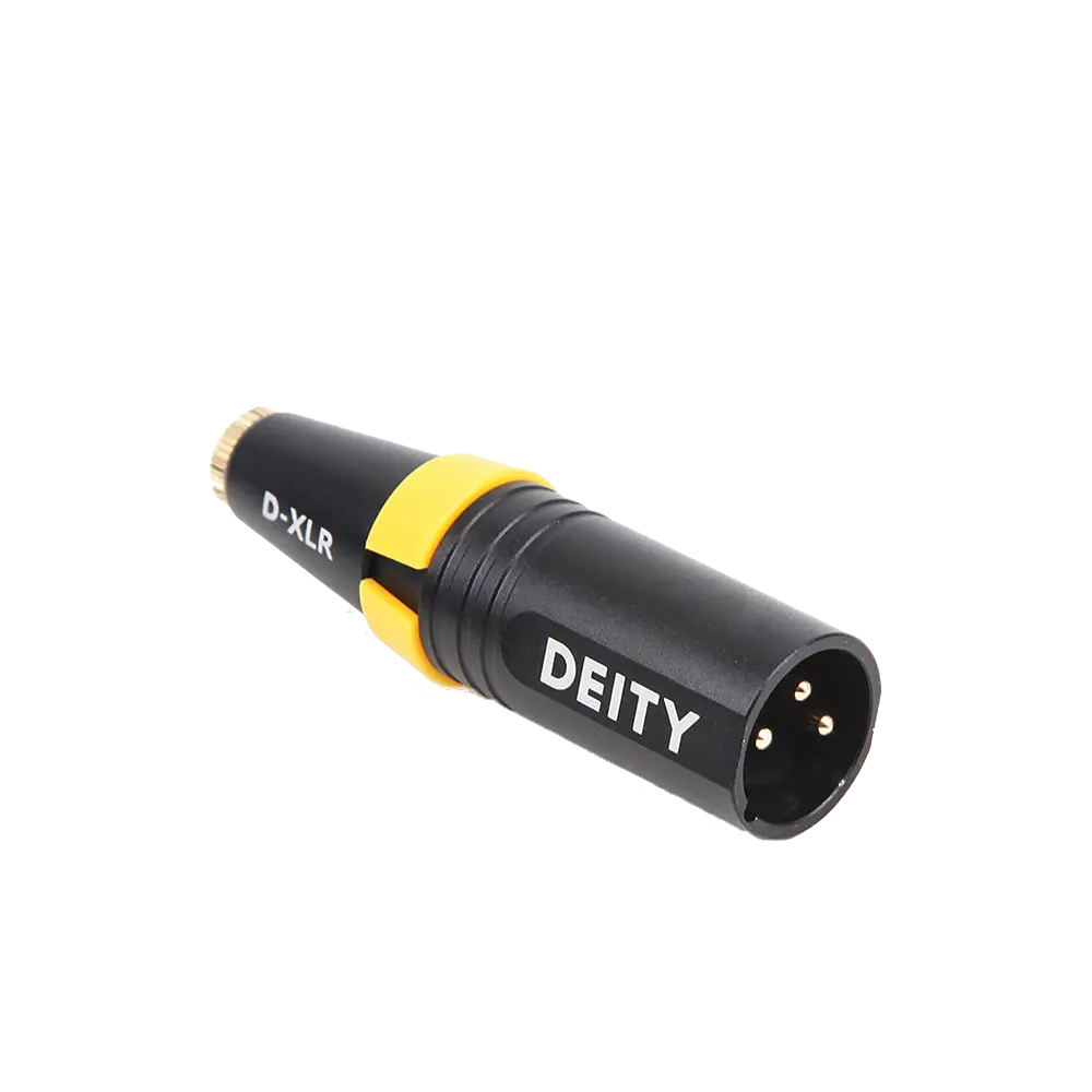 Deity D-XLR 48V to 3V (TRS to XLR Adapter)