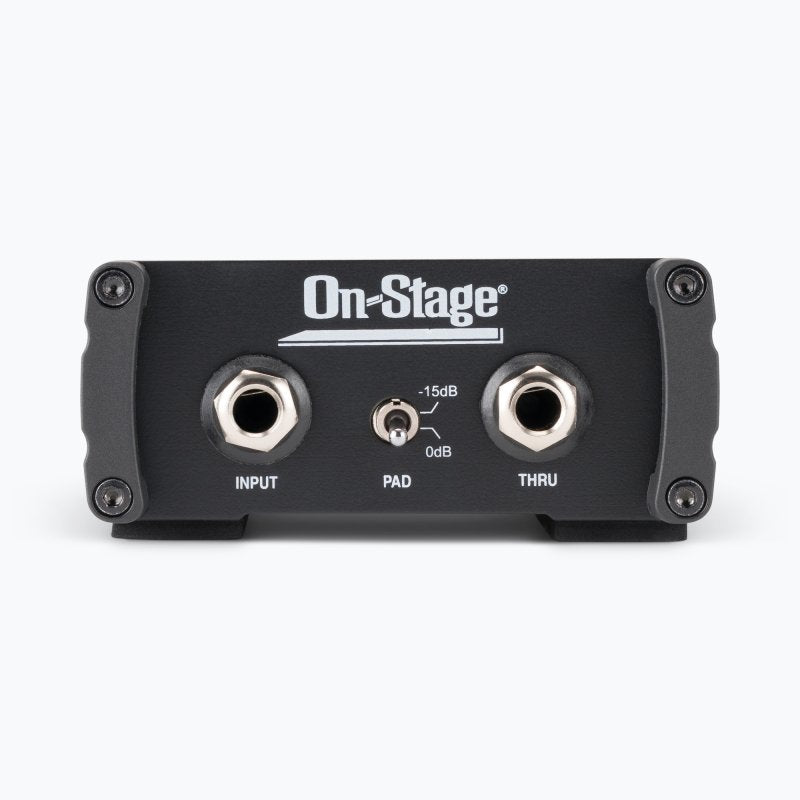 On-Stage DB1000, Active DI Box, Metal w/ Nylon Bumpers Construction