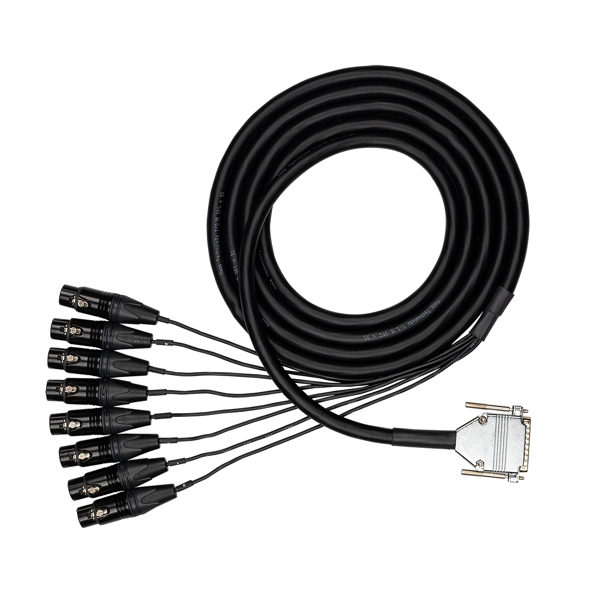HOSA EDGE - EDGE Balanced Snake, XLR3F to DB25, 2 m