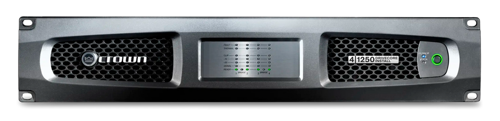Crown DCI4X1250, Four-channel, 1250W @ 4Ω Analog Power Amplifier, 70V/100V