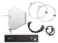 RF Venue 5 Channel Wireless Mic Upgrade Pack DFIN-IPXWD5, DISTRO5 HDR Antenna Distribution with Diversity Fin IPX Antenna, White