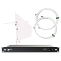 RF Venue 4 Channel Wireless Mic Upgrade Pack DFINWDISTRO4, DISTRO4 Antenna Distribution with Wallmount Diversity Fin Antenna, White