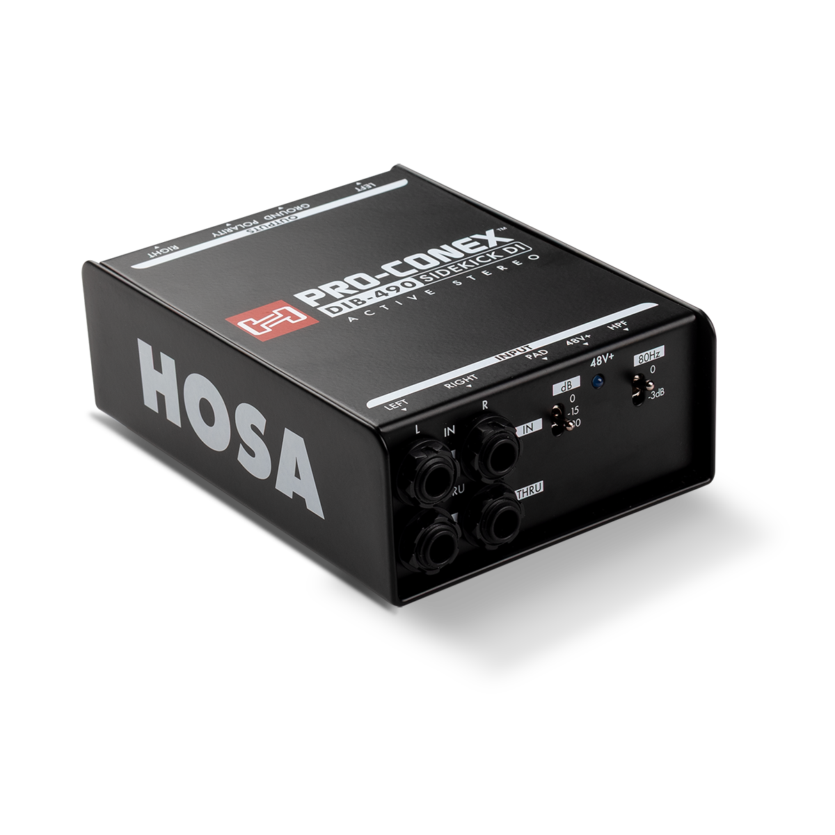 HOSA - PRO-CONEX SIDEKICK Active Stereo DI Box