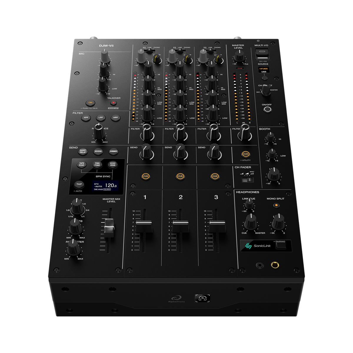 Pioneer DJ - AlphaTheta DJM-V5, Professional DJ mixer
