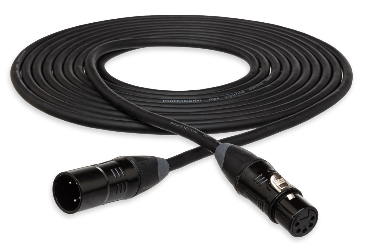 HOSA - DMX512 Cable, XLR5M to XLR5F, 50 ft