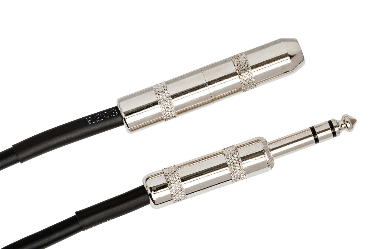 HOSA - Insert Direct-out Adapter, Serviceable 1/4 in TRS to 1/4 in TSF, 6 in