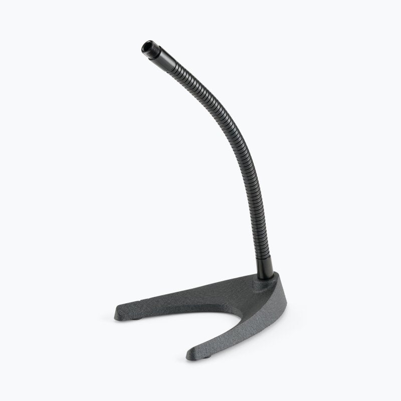 On-Stage DS6213, Gooseneck Desktop Mic Stand, 5.6"-6.75" Base Spread, Black