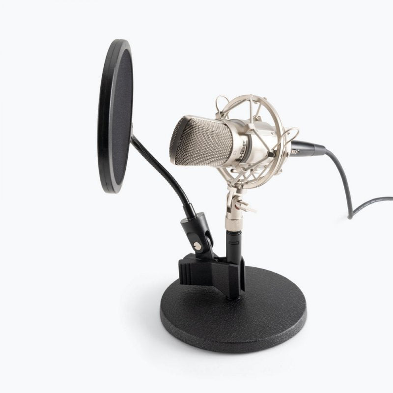 On-Stage DS7100B, Desktop Mic Stand, Height 4", Black