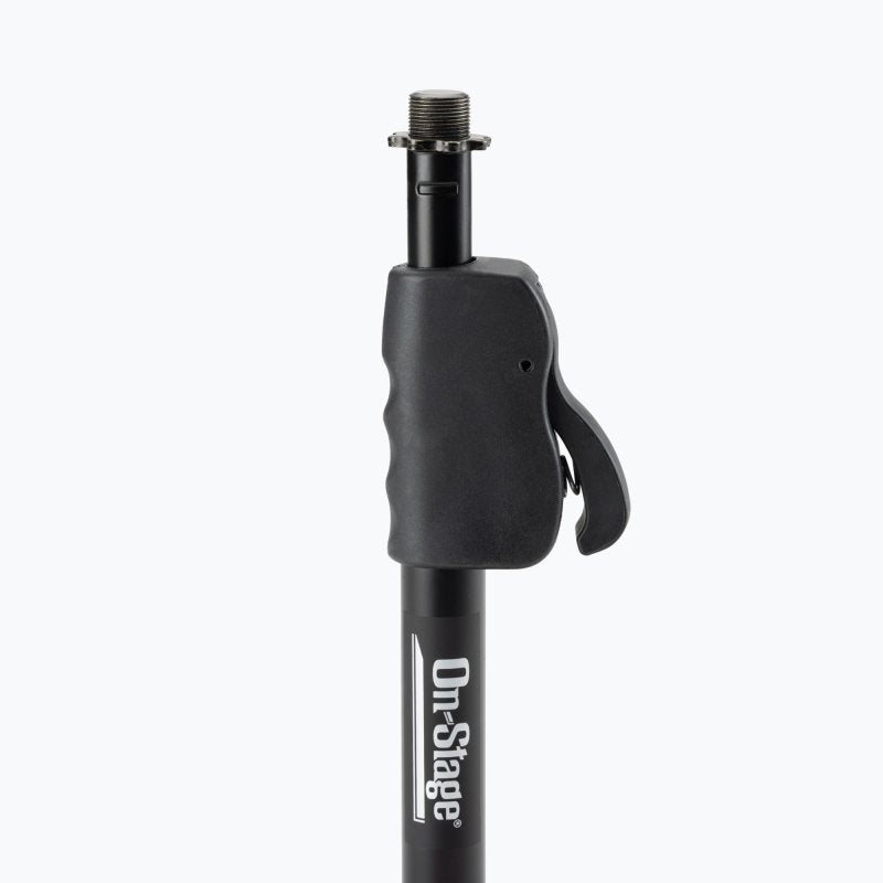 On-Stage DS7200QRB, Quick-Release Desktop Mic Stand, Height 9.5"-16", Black