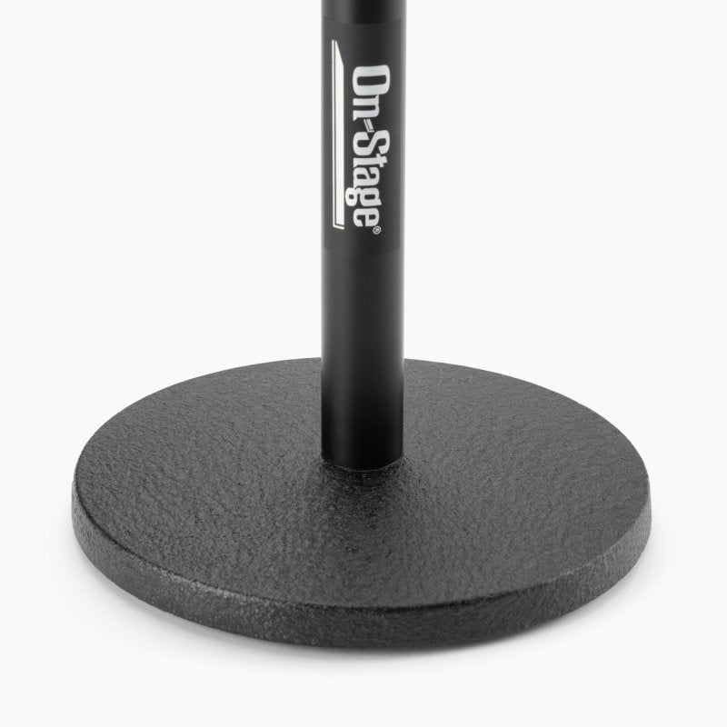 On-Stage DS7200QRB, Quick-Release Desktop Mic Stand, Height 9.5"-16", Black