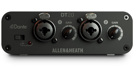 Allen & Heath DT20 2-In Dante Input Expander (Mini-XLR) - View 2