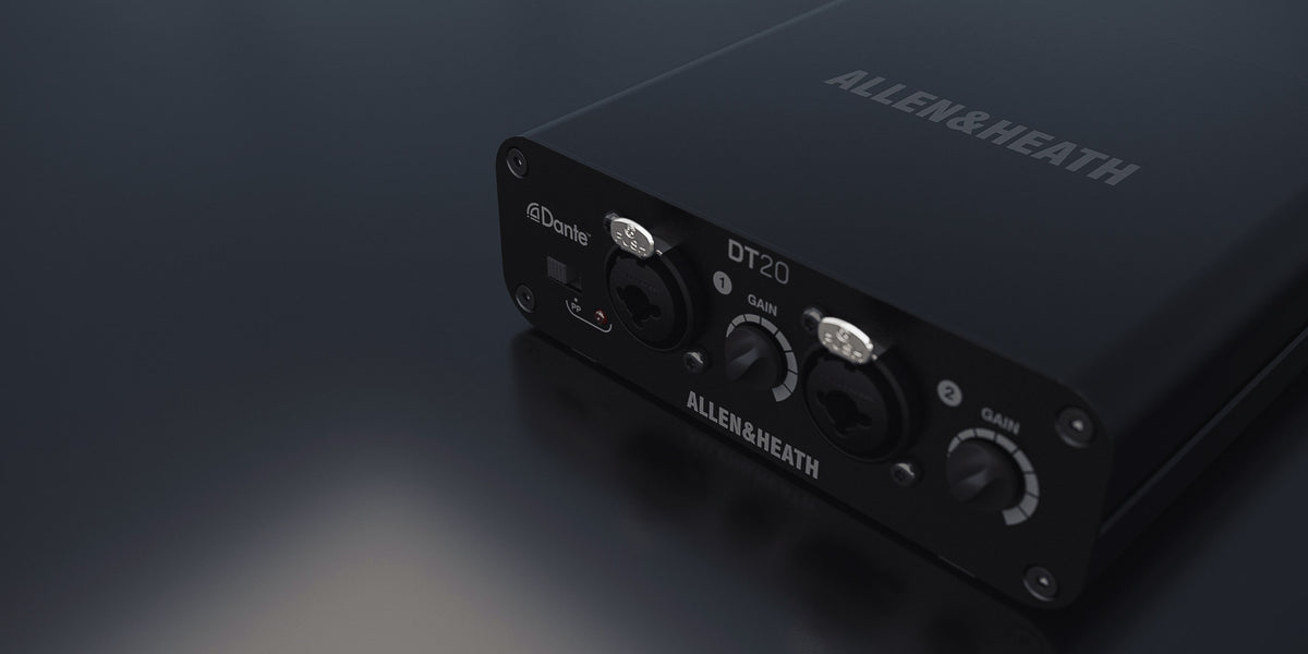 Allen & Heath DT20 2-In Dante Input Expander (Mini-XLR)